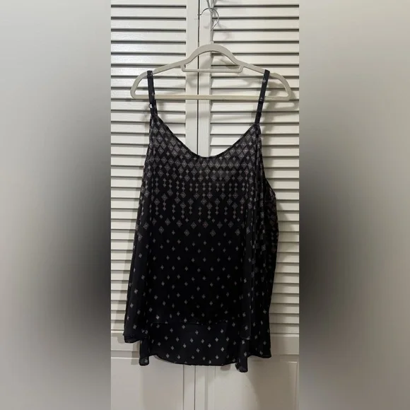 Torrid Sophie Black Straps Lounge V Neck Cami Camisole Tank Top Blouse - Picture 4 of 7